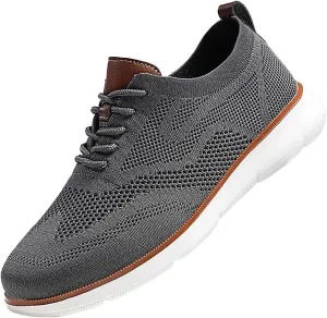 Clearance Items Cheap Stuff Men's Knit Breeze Mesh Sneakers Oxfords Lace-Up Breeze Shoes for Men Urban Ultra High Top Sneakers for Women Mens Knit Sneakers Orthopedic 2025 New Women's Woven