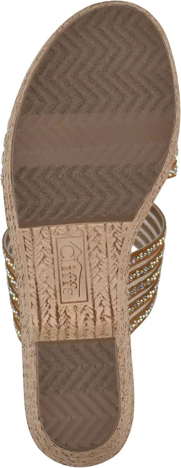 CLIFFS BY WHITE MOUNTAIN Women's Bia Heeled Sandal