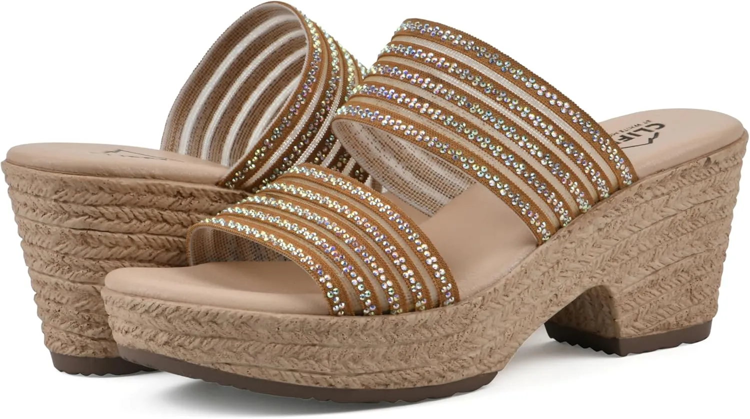 CLIFFS BY WHITE MOUNTAIN Women's Bia Heeled Sandal