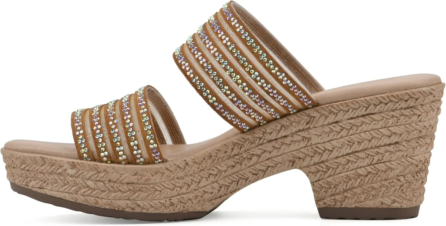 CLIFFS BY WHITE MOUNTAIN Women's Bia Heeled Sandal