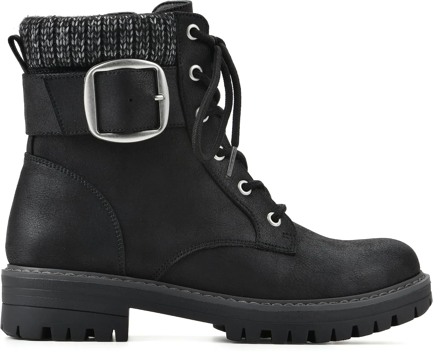 CLIFFS BY WHITE MOUNTAIN Women's Shoes Mentor Block Heeled Lace-Up Ankle Bootie