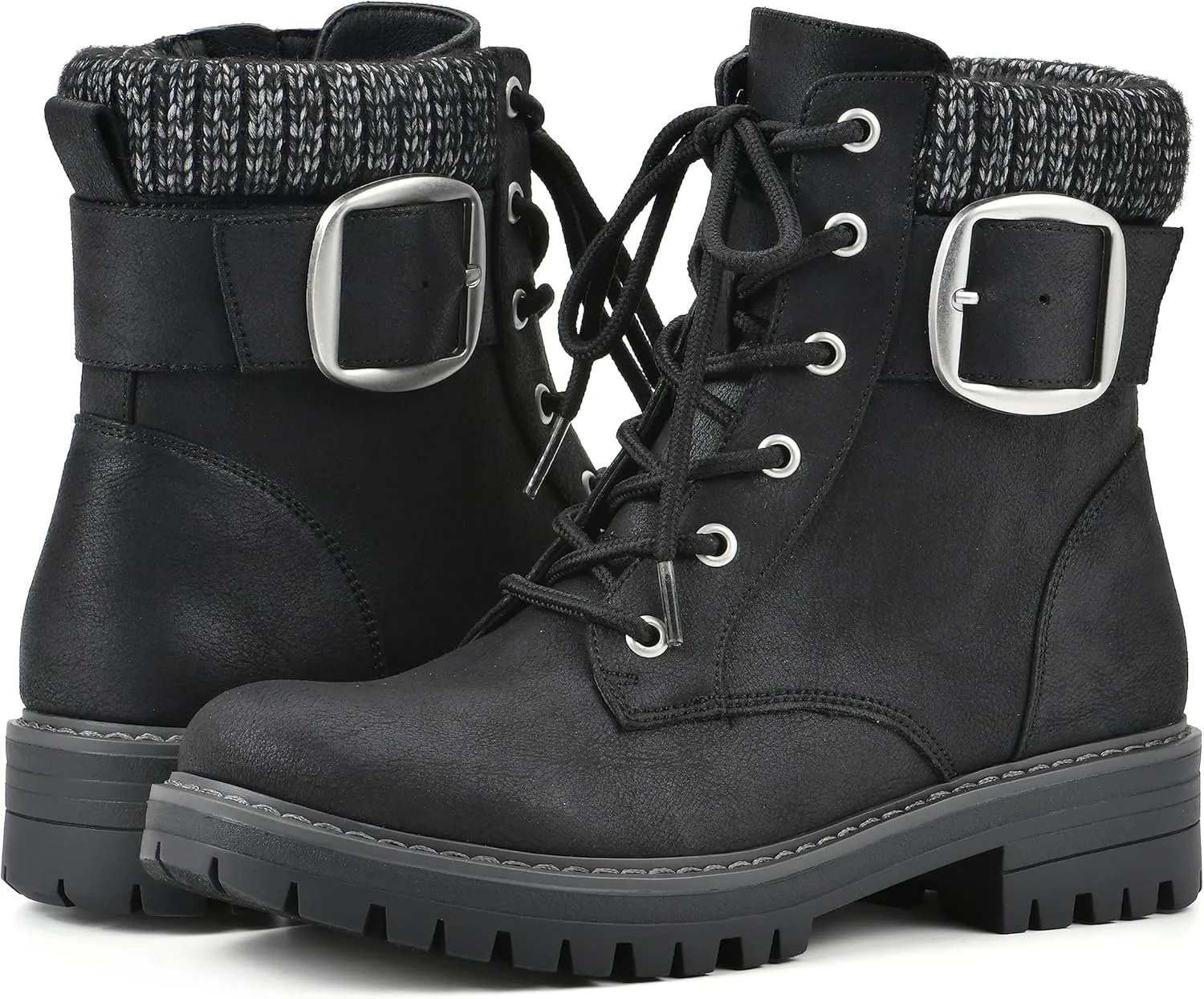 CLIFFS BY WHITE MOUNTAIN Women's Shoes Mentor Block Heeled Lace-Up Ankle Bootie