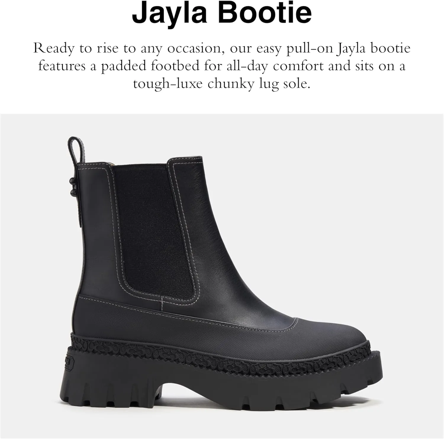 Coach Women's Jayla Leather Bootie
