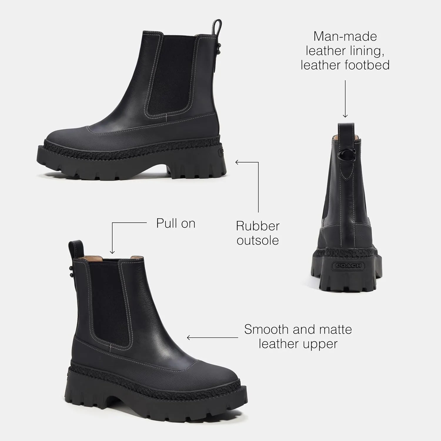 Coach Women's Jayla Leather Bootie