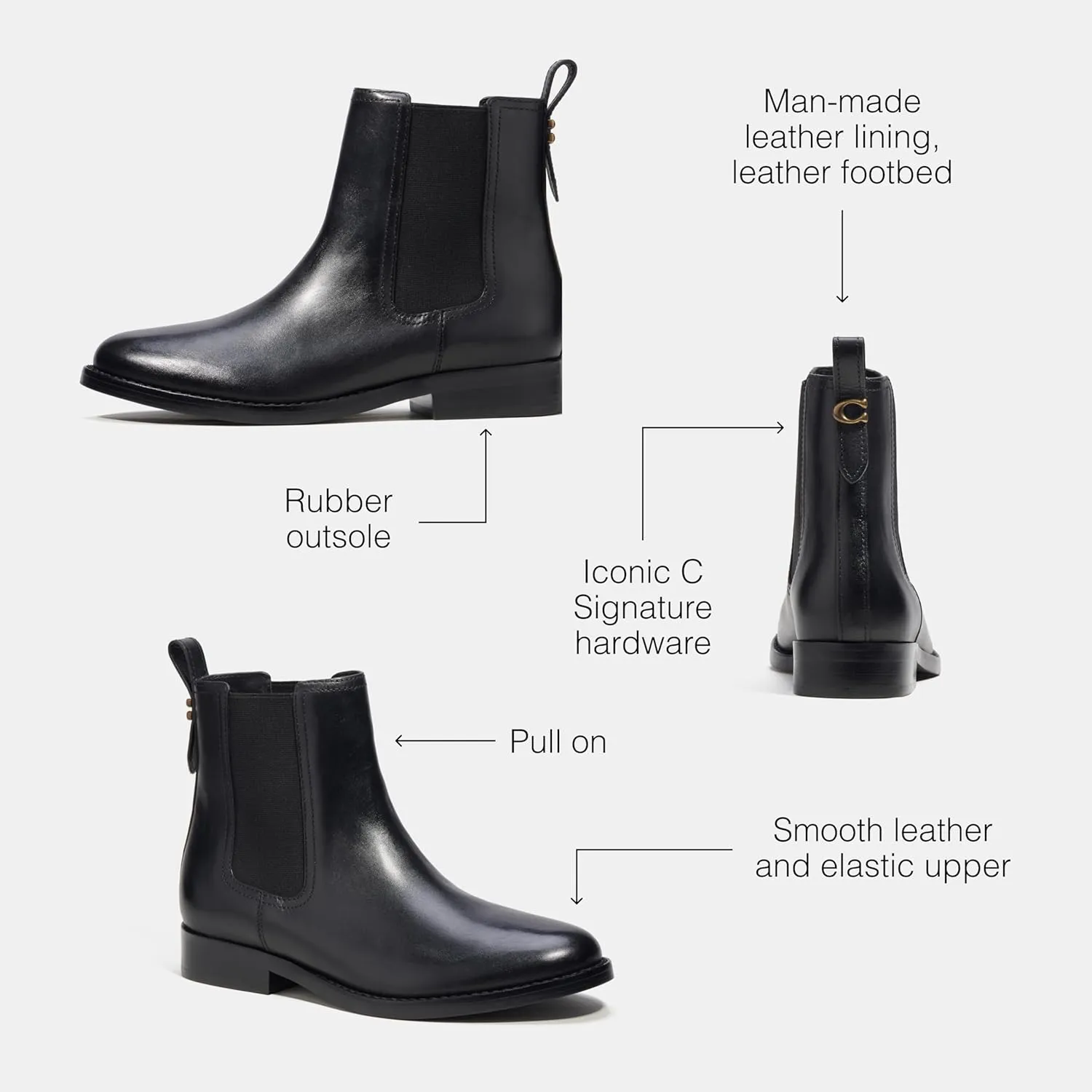 Coach Women's Maeve Leather Bootie