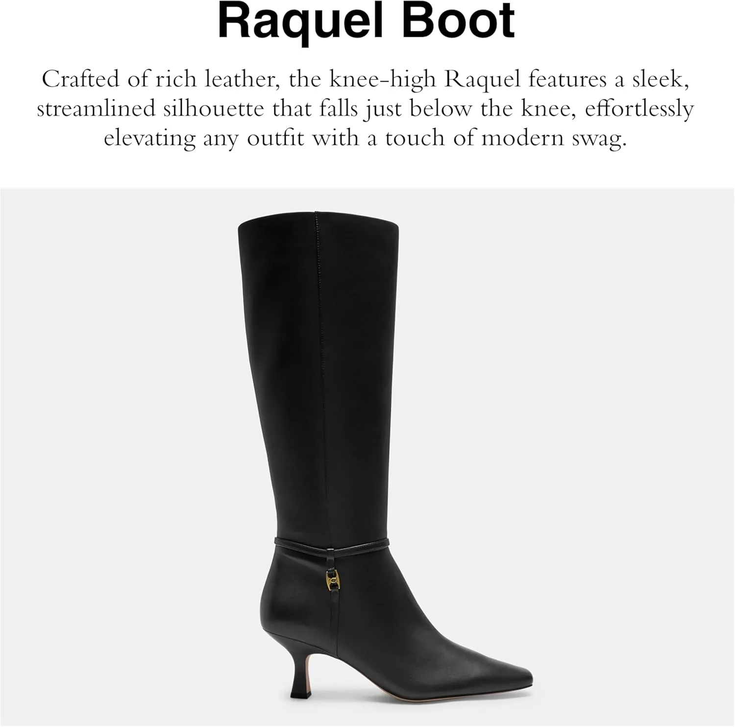 COACH Women's Wide Calf Raquel Boot