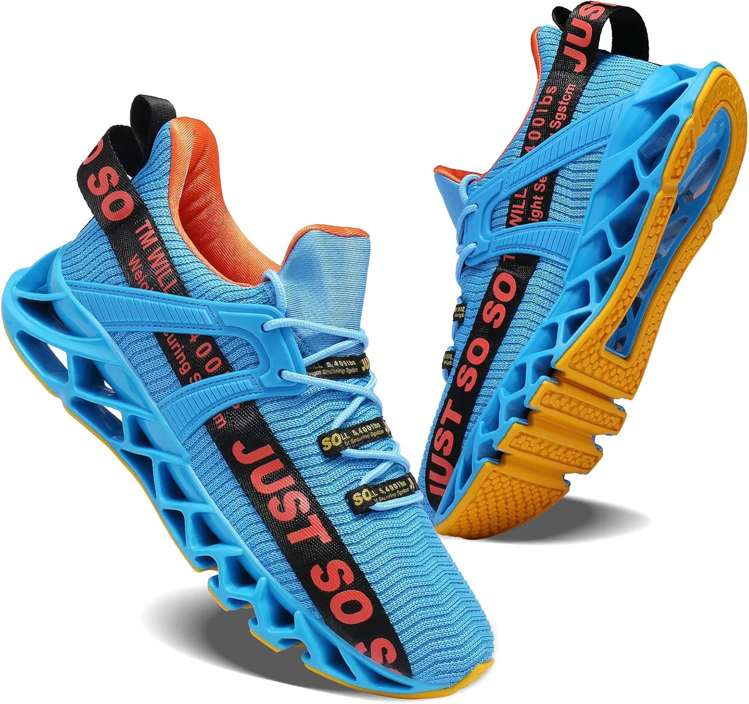 COKAFIL Mens Running Shoes Walking Athletic Blade Tennis Shoe