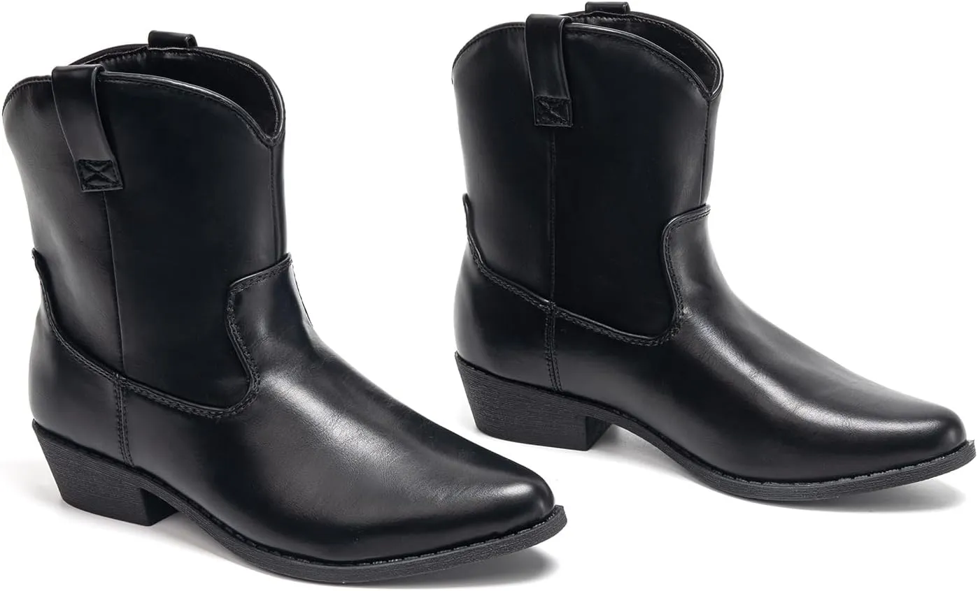 Colgo Women's Ankle Boots - Stylish Cowgirl Boots for Women, Western & Cowboy Boots, Comfortable Fashion Short Boots & Short Booties for Women