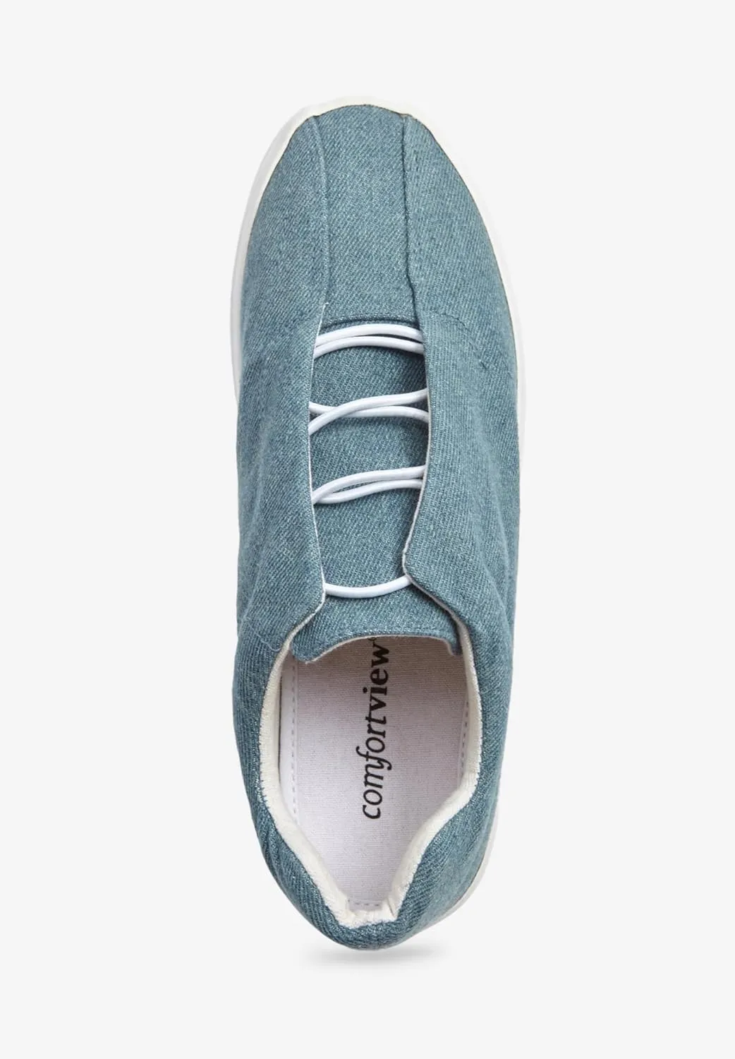 Comfortview Women's Wide Width The Bungee Sneaker