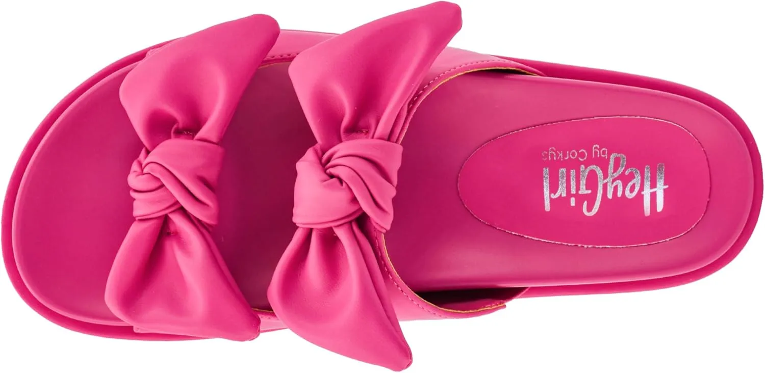 Corkys Footwear Women's Lil Bit Knotty 1.5-Inch Platform Sandal - Featuring Two Straps Adorned With Bows And A Lightly Cushioned Insole For All Day Wear