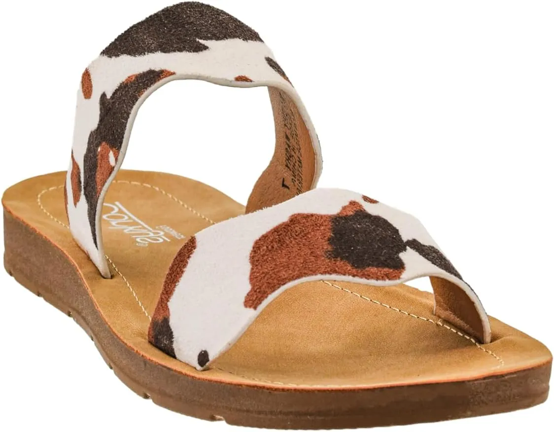Corkys Footwear Women's Wishy Washy Two Strap Sandal – Trendy and Chic Strap Design, Comfortable, Lightweight, and Durable Summer Sandals for Versatile Fashion
