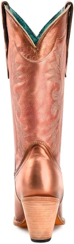 CORRAL LADIE'S ROSE GOLADIE'S EMBROIDERY POINTED TOE, LEATHER SOLE, COWHIDE LEATHER, URBAN BOOTS, Z5232