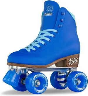 Crazy Skates Retro Roller Skates | Adjustable or Fixed Sizes | Classic Quad Skates for Men, Women and Girls