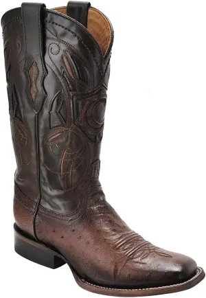 Cuadra Smooth Ostrich Rodeo Western Boots