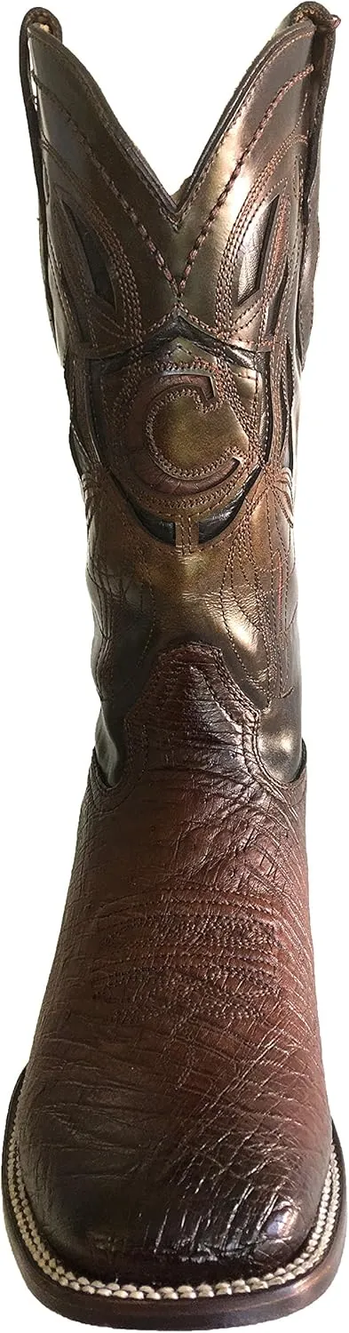 Cuadra Smooth Ostrich Rodeo Western Boots