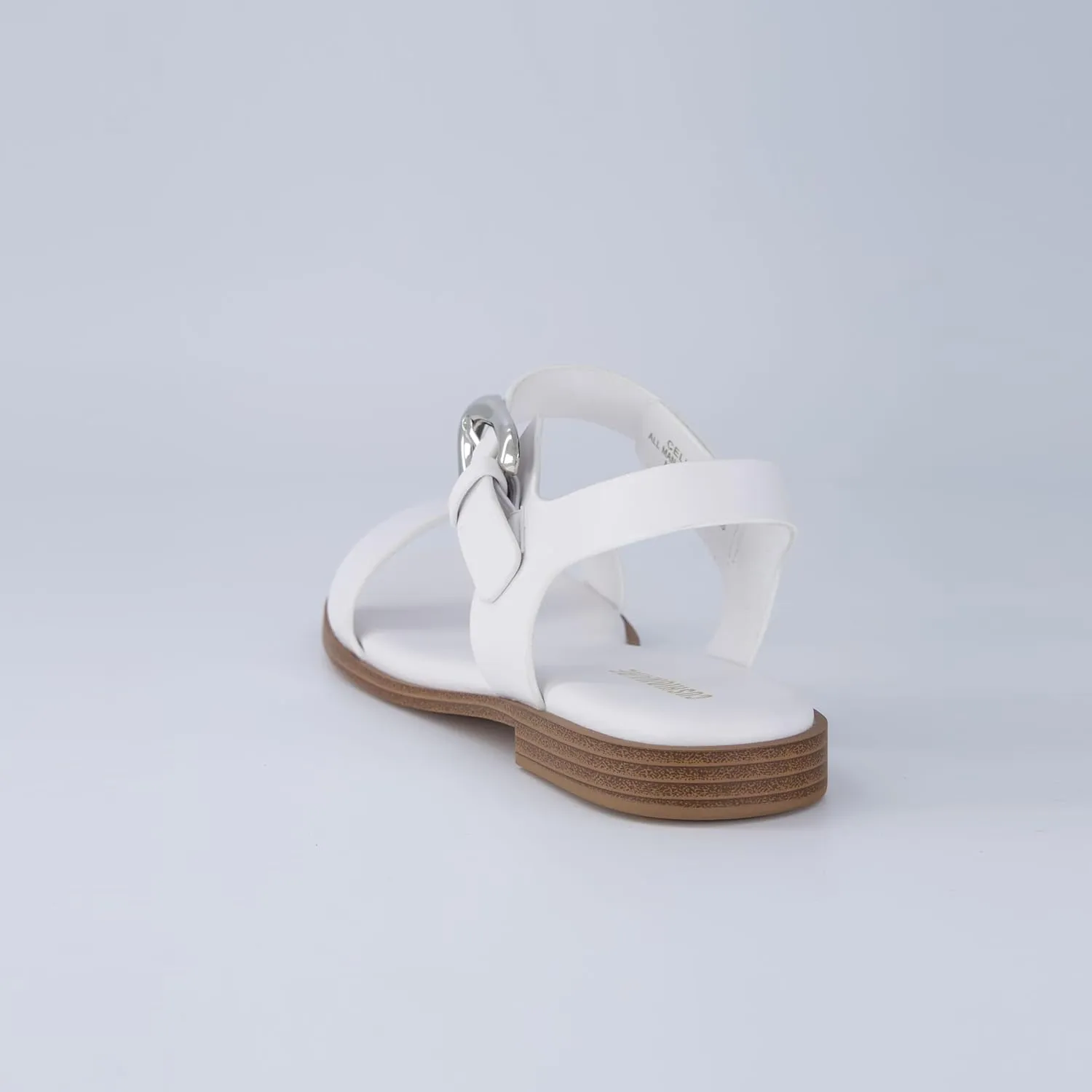 CUSHIONAIRE Cello Women's Ankle Strap Sandal With Cushioned Footbed and Adjustable Buckle