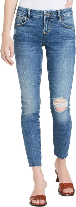 DEAR JOHN Joyrich Women's Jeans Skinny Leg Mid Rise