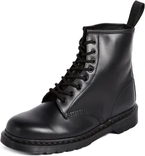 Dr. Martens Unisex-Adult 1460 Mono Smooth Leather 8 Eye Boot Combat