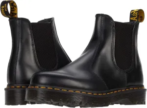 Dr. Martens unisex-adult 2976 Bex, Black Smooth Leather, 6 Women/5 Men