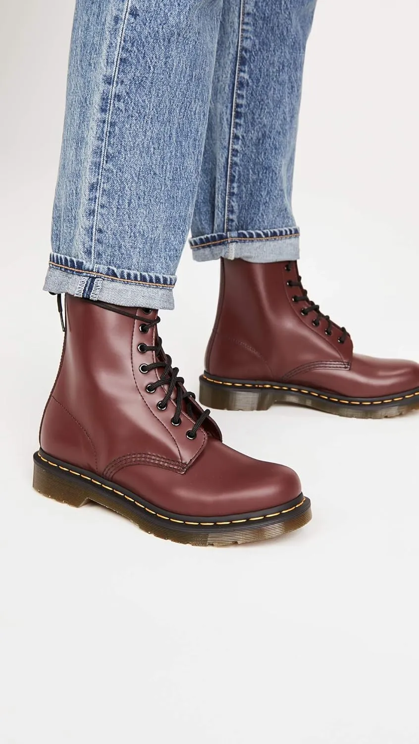 Dr. Martens Women's 1460 W Smooth Leather 8 Eye Boot