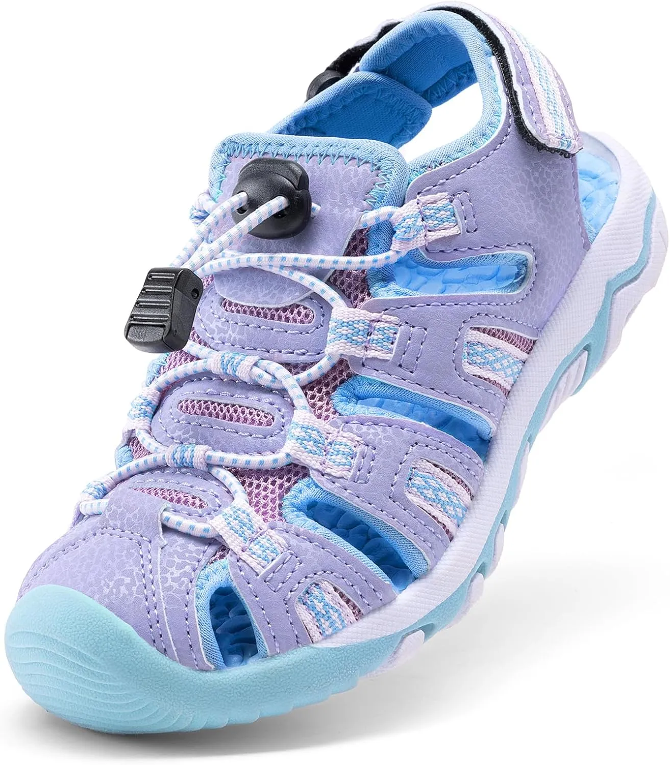 DREAM PAIRS Boys Girls Summer Outdoor Athletic Sport Sandals Walking Hiking Hook and Loop Adjustable Multicolor for Toddler/Little/Big Kids