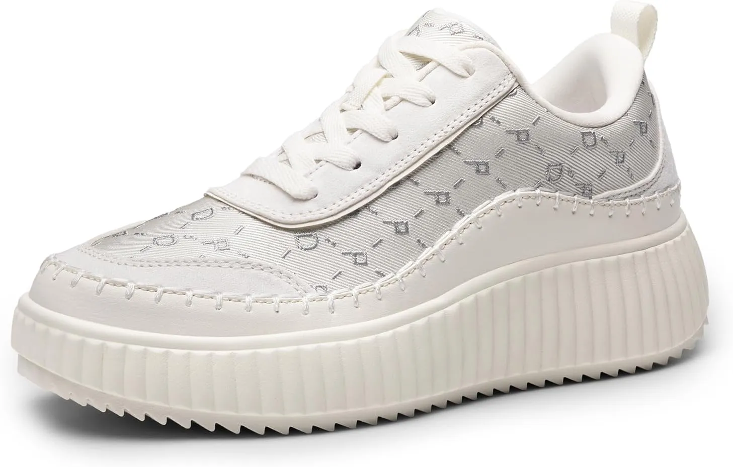 DREAM PAIRS Women Chunky City Tweed Comfortable Casual Platform Fashion Sneaker