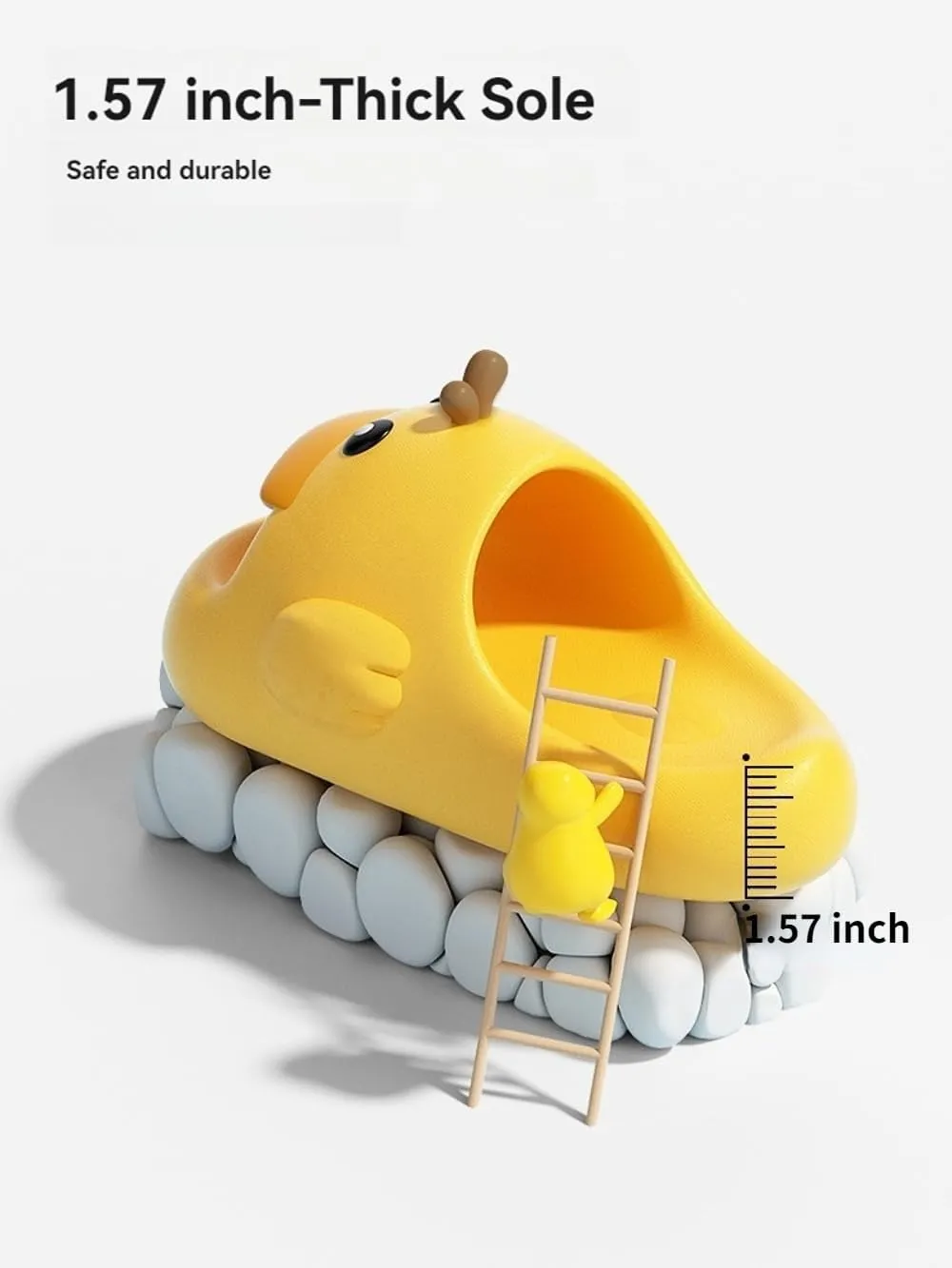 Duck Slippers for Women Indoor Outdoor Beach Travel Slides Shower Sandals Cushioned Thick Sole Y2k Aesthetic Cute