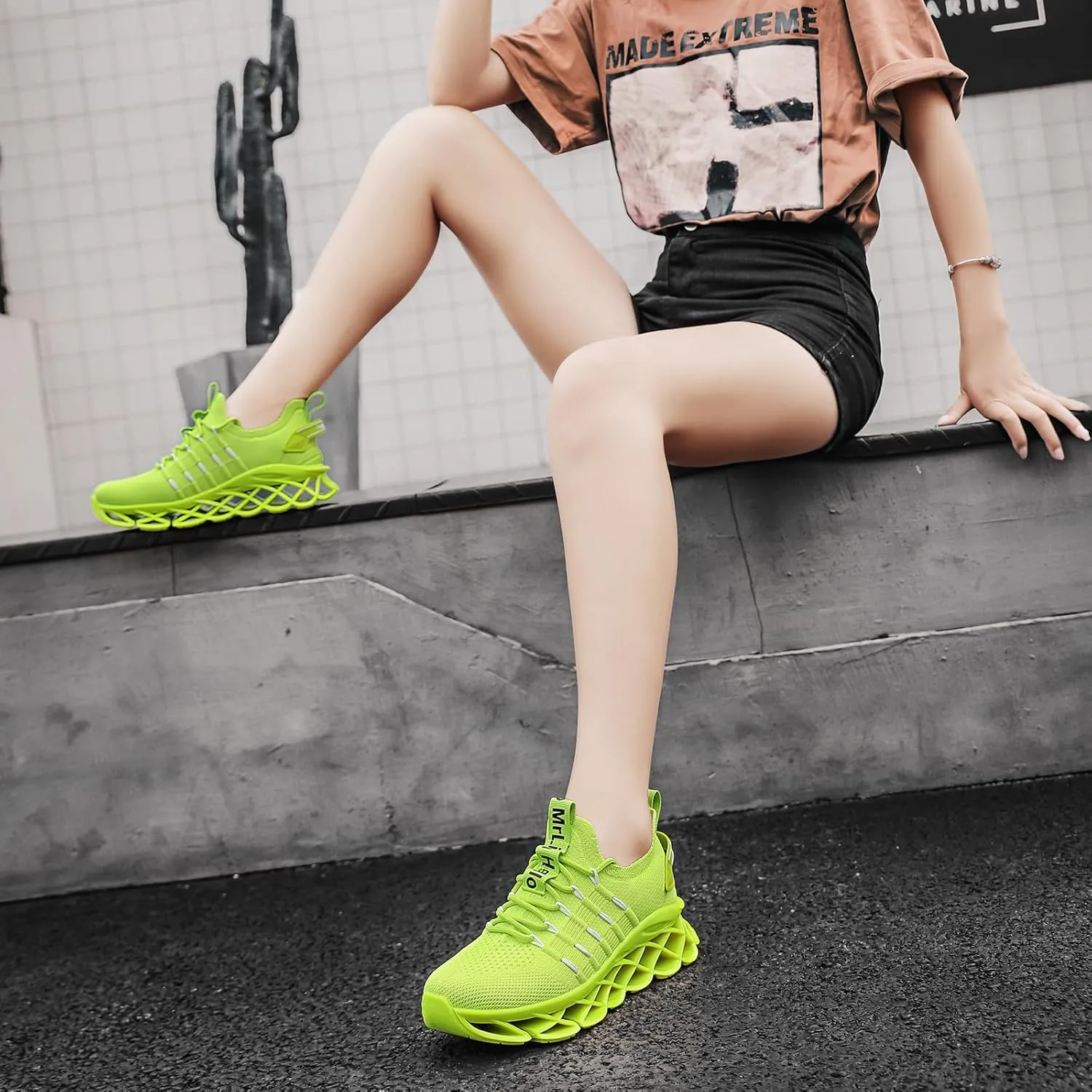 DUDHUH Women's Fashion Sneakers Womens Shoes Slip On Work Casual Comfortable Gym Walking Shoes for Women