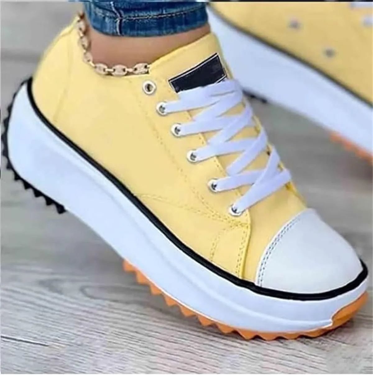Elsvia Orthopedic Canvas Hike Platforms Sneakers, Elsvia Orthopedic Canvas Hike Platform Sneakers Shoes for Women