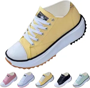 Elsvia Orthopedic Canvas Hike Platforms Sneakers, Elsvia Orthopedic Canvas Hike Platform Sneakers Shoes for Women