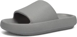 EQUICK Cloud Slides Pillow Slippers for Women and Men | Shower Slippers Bathroom Sandals | Ultra Soft | Cushioned Thick Sole | Indoor & Outdoor