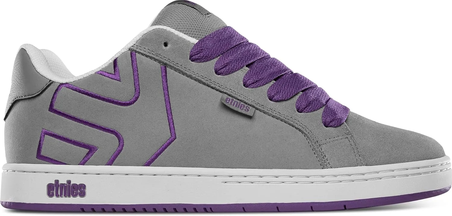 Etnies Men's Low-Top Sneakers Skate Shoe, Grey Purple, 8