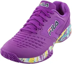 Fila Women's Axilus 2 Energized Sneakers, Purple Cactus Flower/White/Limelight - 10