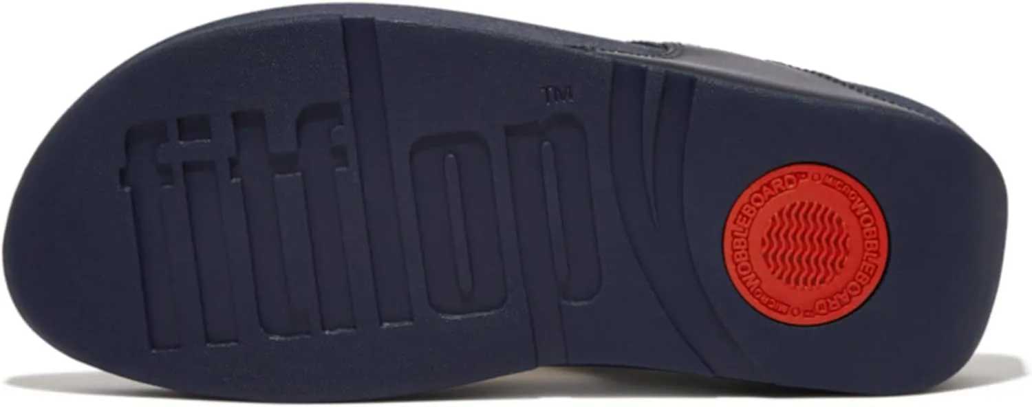 FitFlop Women's Lulu Leather Toe-Post Thong Sandals