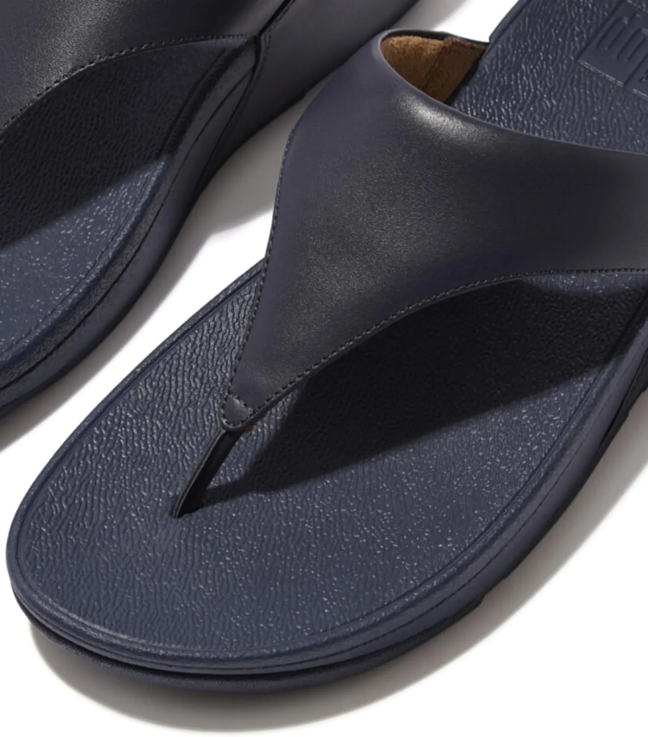 FitFlop Women's Lulu Leather Toe-Post Thong Sandals