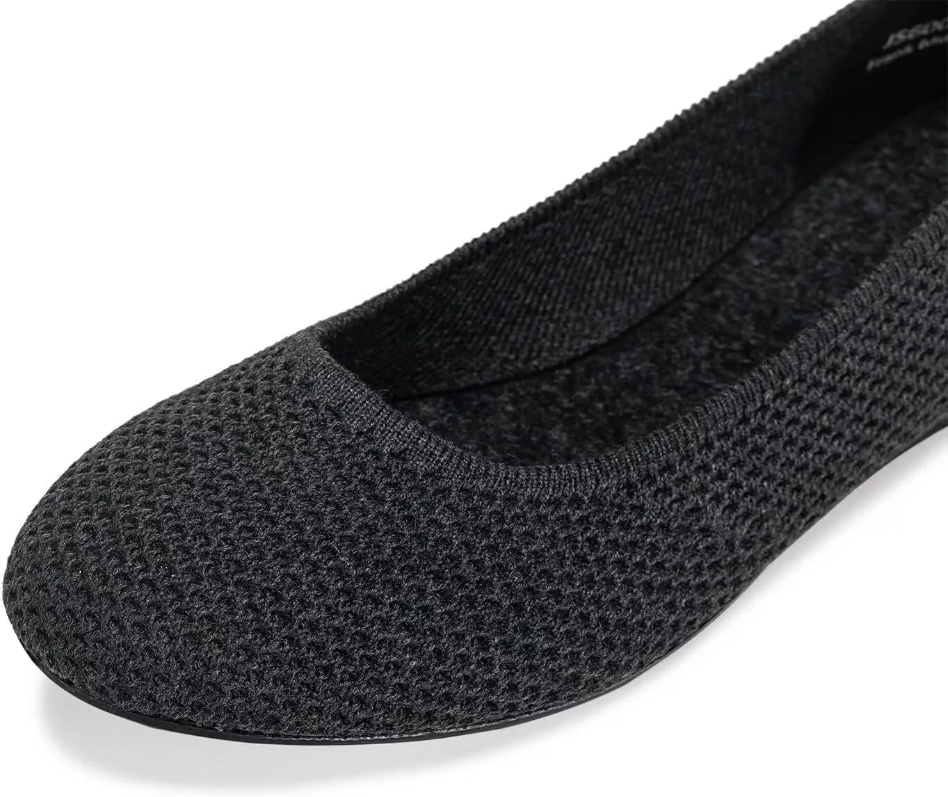 Frank Mully Women’s Ballet Flat Shoes Knit Dress Shoes Round Toe Slip On Ballerina Flats for Woman Low Wedge Comfort Soft