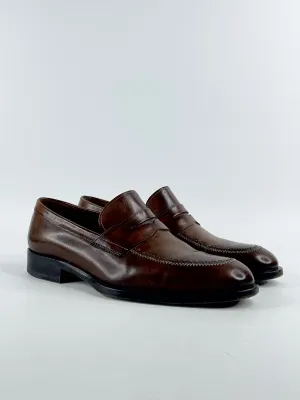 Fratelli Rossetti Mocha Leather Loafers - EU39.5