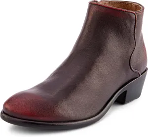 Frye Carson Piping Booties for Women Made from Soft Full-Grain Leather with Signature Western-Inspired Piping Detail and Supple Leather Lining – 4” Shaft Height