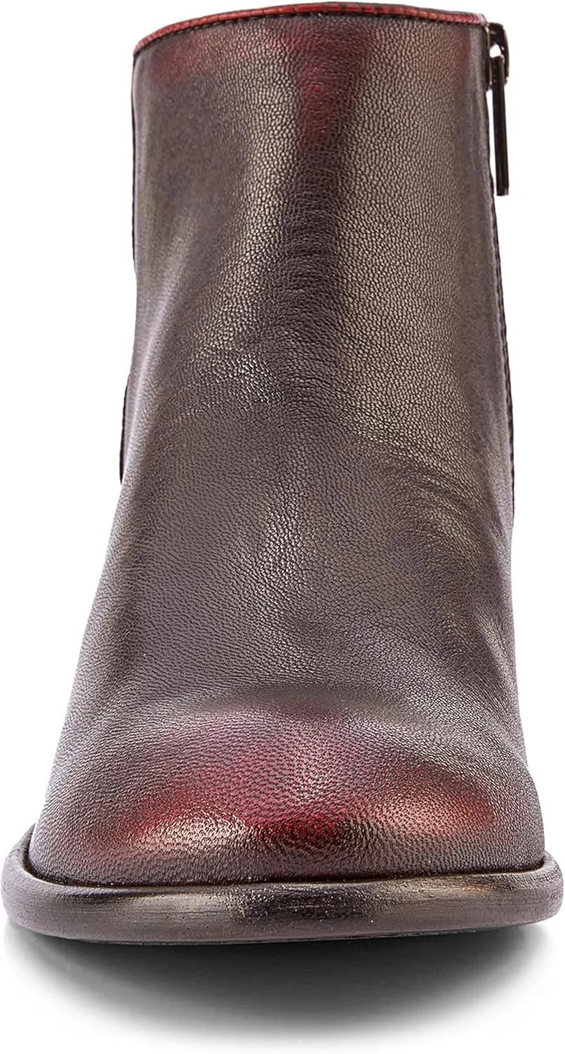 Frye Carson Piping Booties for Women Made from Soft Full-Grain Leather with Signature Western-Inspired Piping Detail and Supple Leather Lining – 4” Shaft Height