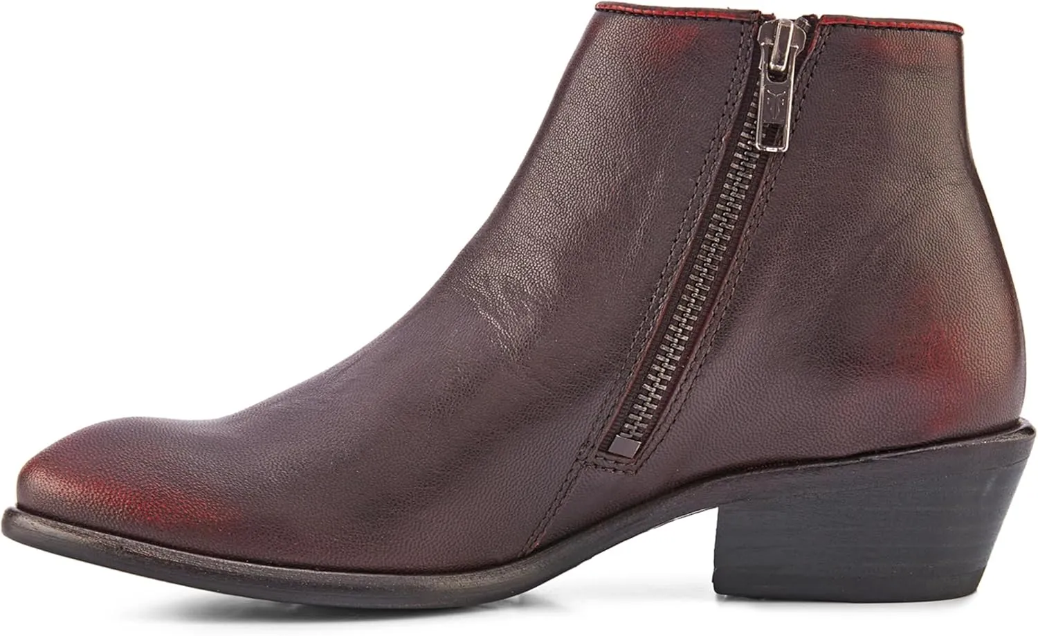 Frye Carson Piping Booties for Women Made from Soft Full-Grain Leather with Signature Western-Inspired Piping Detail and Supple Leather Lining – 4” Shaft Height