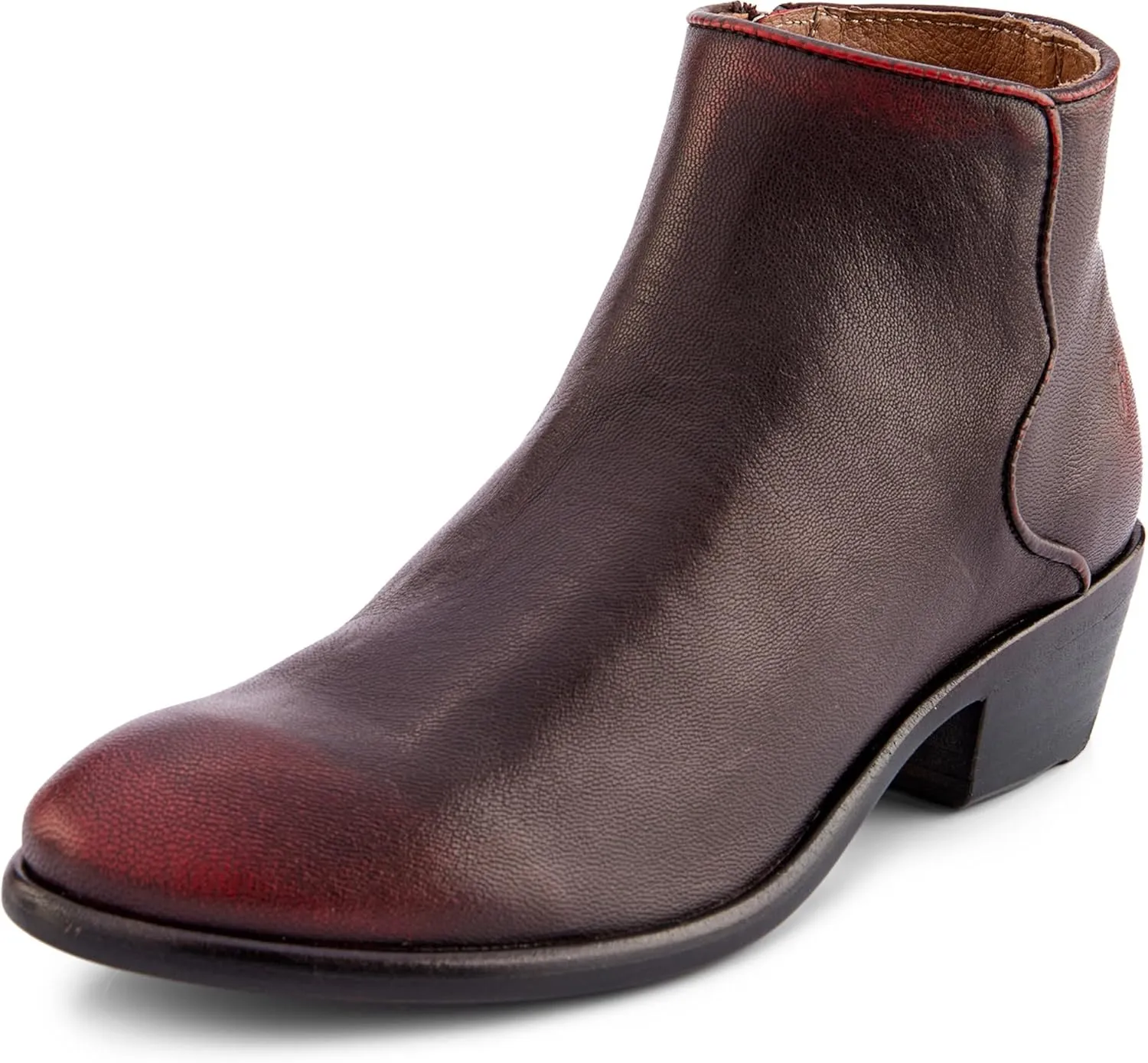 Frye Carson Piping Booties for Women Made from Soft Full-Grain Leather with Signature Western-Inspired Piping Detail and Supple Leather Lining – 4” Shaft Height