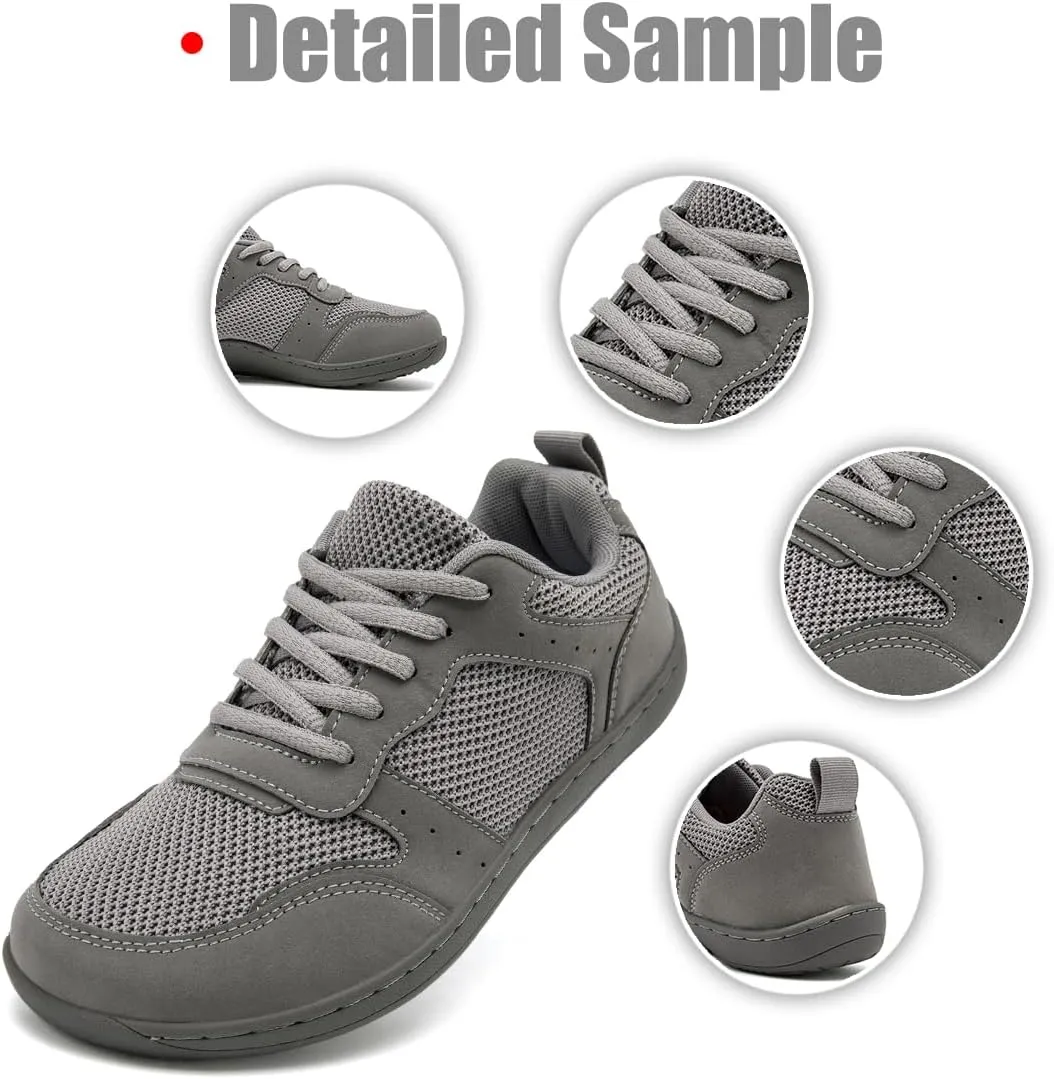 FUJEAK Barefoot Shoes Women Sneakers Womens Walking Shoes Wide Toe Box Shoes Women Minimalist Zero Drop Breathable Fashion Sneakers Width Casual Trail Runner