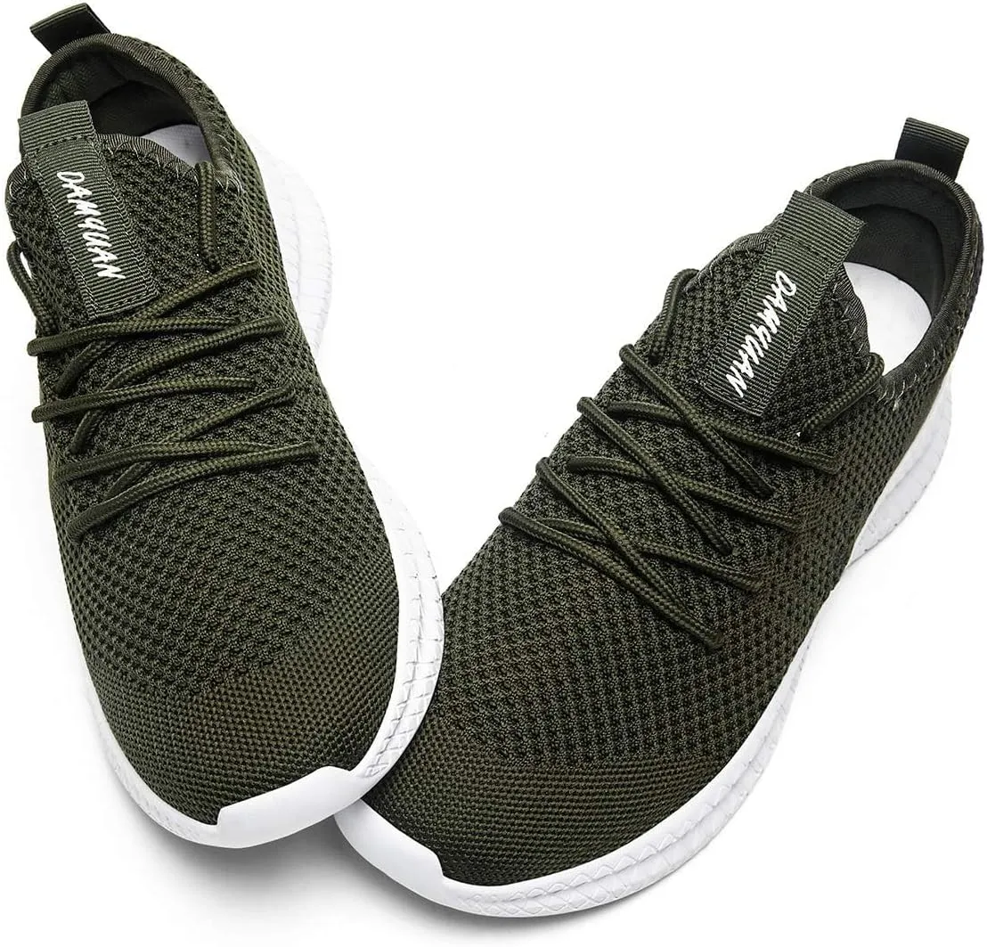 FUJEAK Men Running Shoes Men Casual Breathable Walking Shoes Sport Athletic Sneakers Gym Tennis Slip On Comfortable Lightweight Shoes