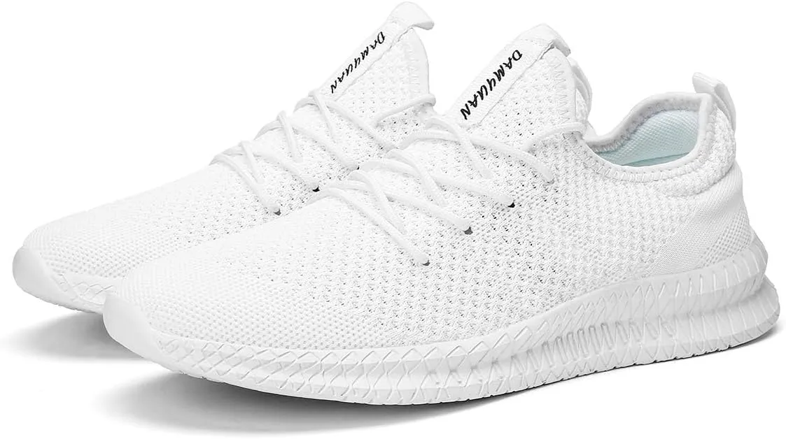 FUJEAK Men Running Shoes Men Casual Breathable Walking Shoes Sport Athletic Sneakers Gym Tennis Slip On Comfortable Lightweight Shoes