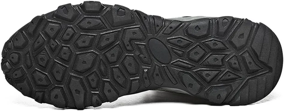 GEXECEUSS Hiking Shoes Men Lightweight Outdoor Wading Breathable Sneakers Low-Top Anti Slip Shock Absorption Camping Walking Shoes