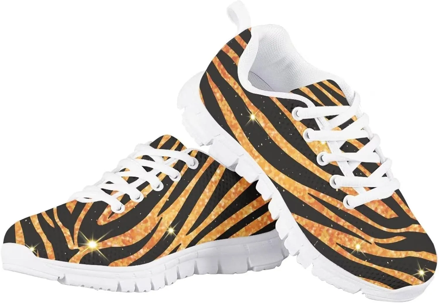 GIFTPUZZ Kids Breathable Running Sneakers Lightweight Athletic Lace Up Sports Comfort Flats Shoes