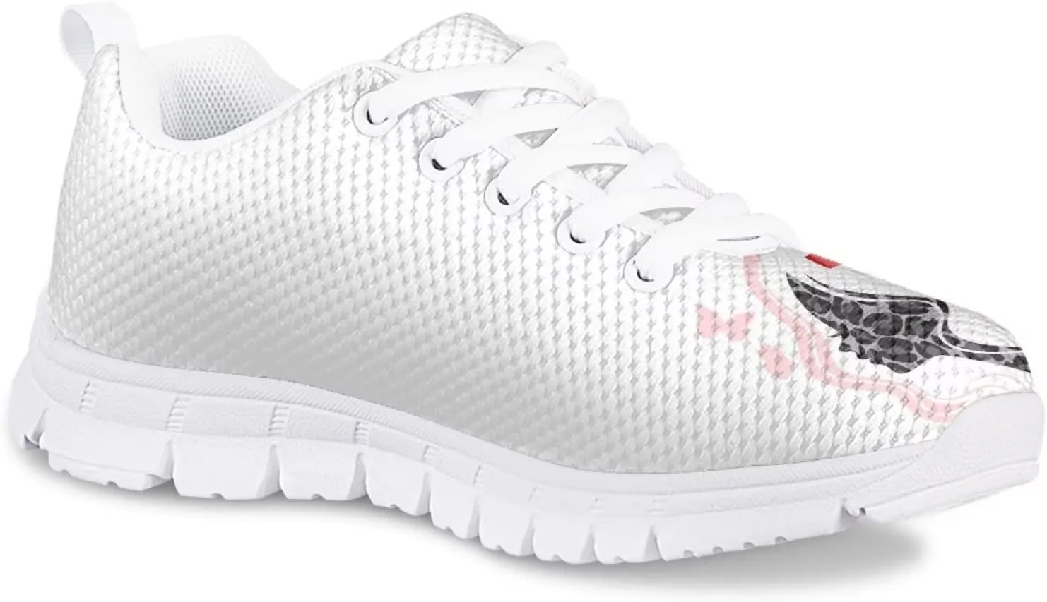 GIFTPUZZ Kids Breathable Running Sneakers Lightweight Athletic Lace Up Sports Comfort Flats Shoes