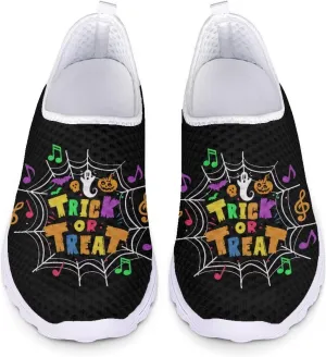 GIFTPUZZ Women Running Shoes Lightweight Slip-on Shoes Non Slip Breathable Mesh Walking Sneakers