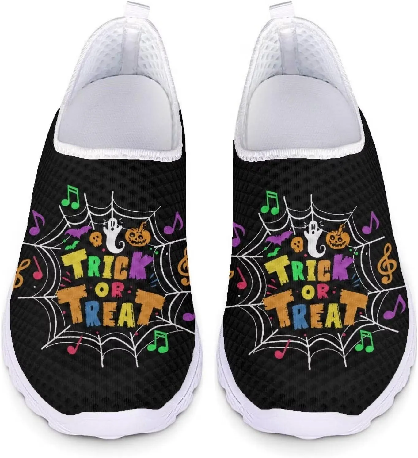 GIFTPUZZ Women Running Shoes Lightweight Slip-on Shoes Non Slip Breathable Mesh Walking Sneakers