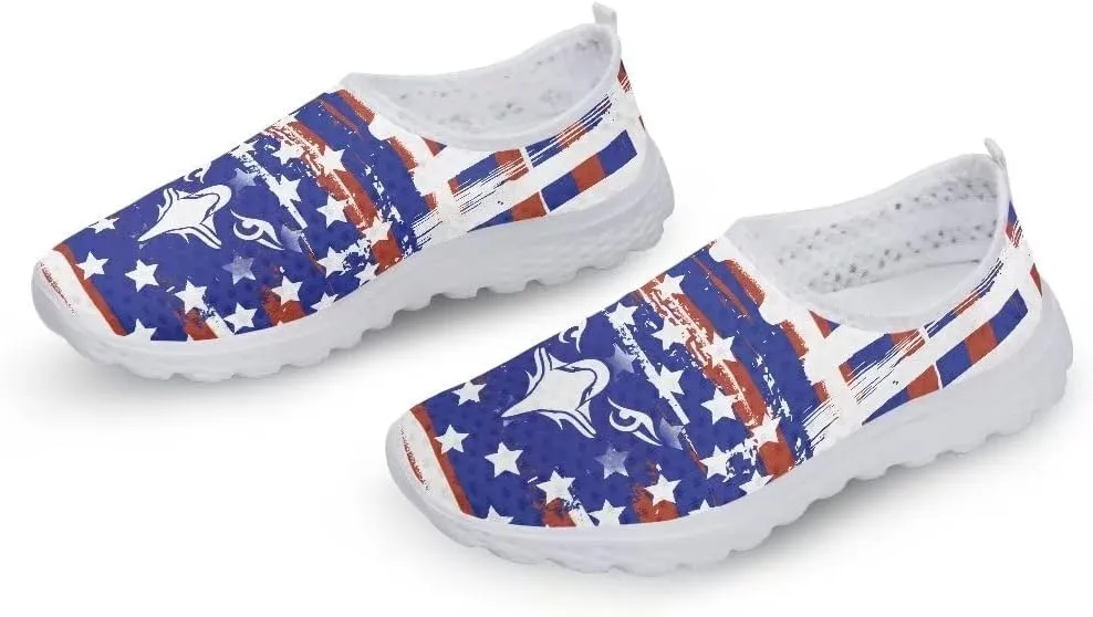 GIFTPUZZ Women's Athletic Walking Shoes Casual Mesh Comfort Work Sneakers